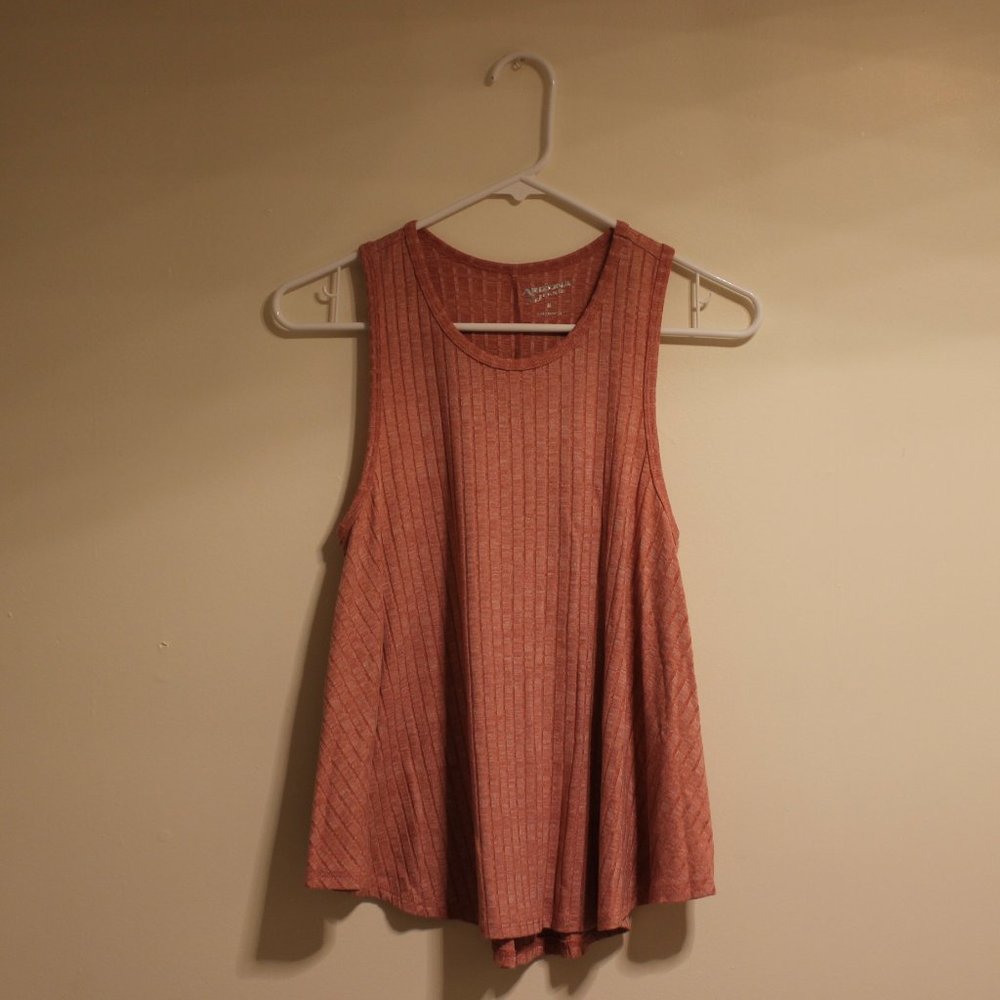 Arizona Jeans Dusty Pink Ribbed Tank Top